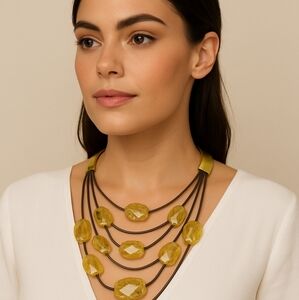 St. Thomas Style Statement‎ Necklace